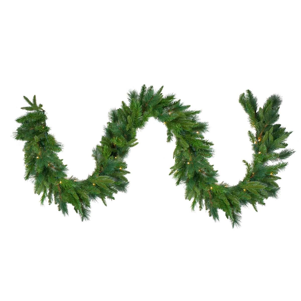 Northlight Seasonal 9ft. Pre-Lit Rosemary Pine Christmas Garland