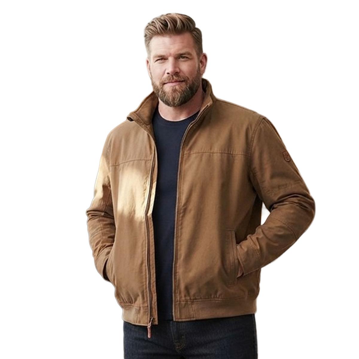 Mens Big & Tall London Fog Microfiber Bomber Jacket