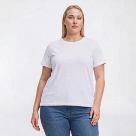 Plus Size Hasting & Smith Short Sleeve Tee with Side Buttons