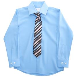 Boys (4-7) Bill Blass Dress Shirt w/ Tie - Della Robbia Blue