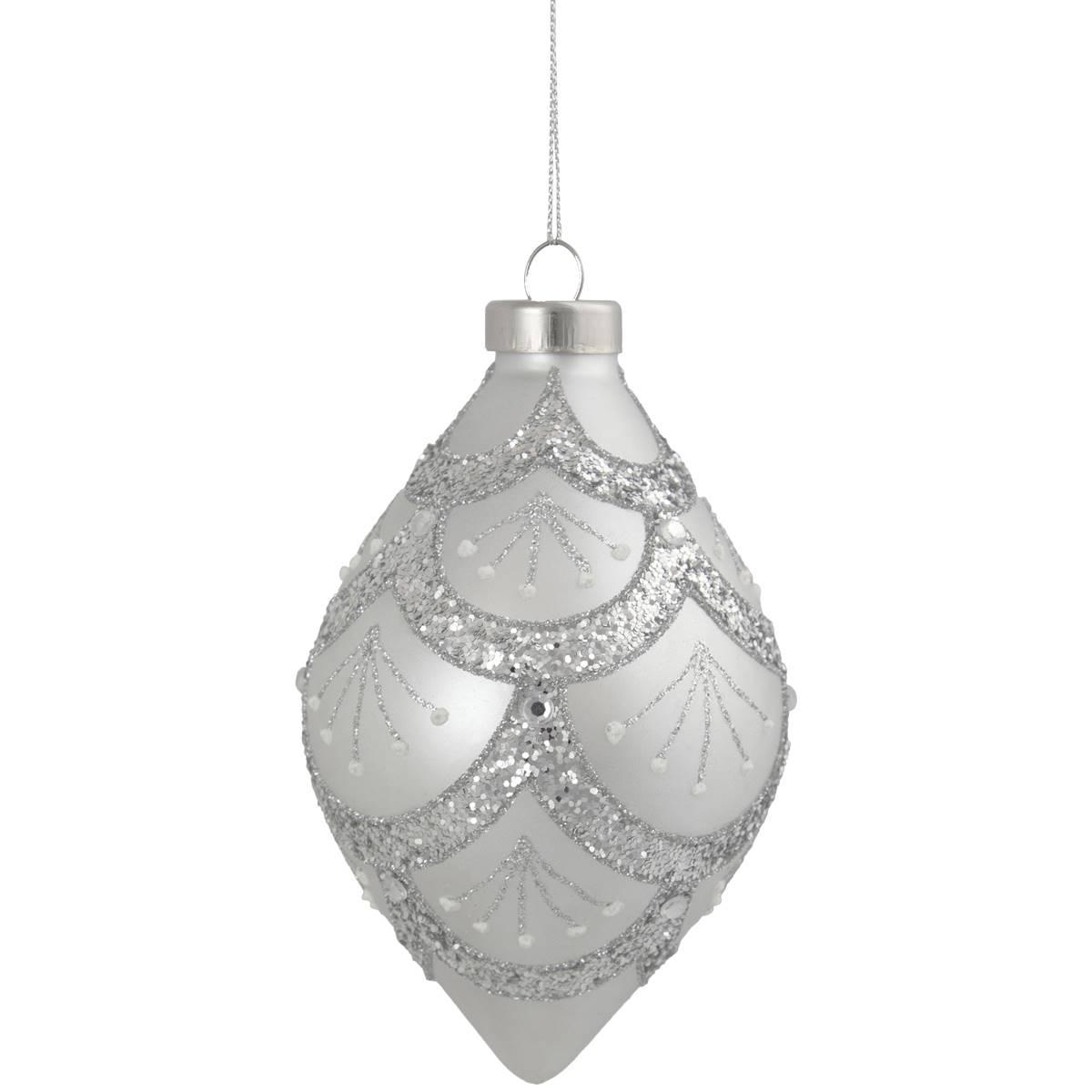 Northlight Seasonal 5in. Finial Glass Christmas Ornament