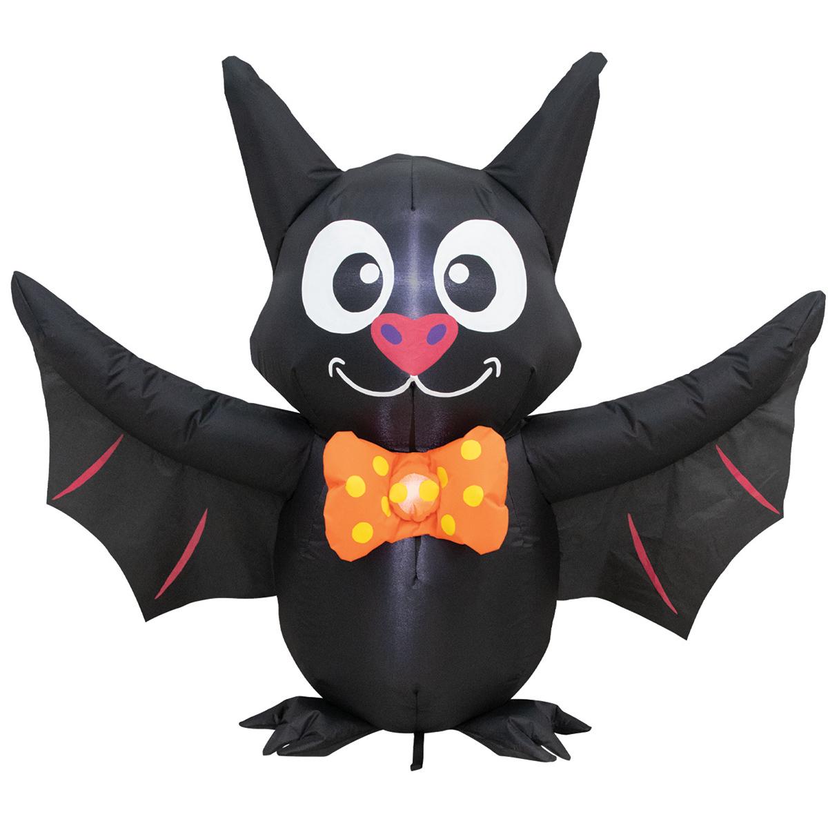 3.5ft. Inflatable Bat Wearing a Bow Tie