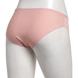 Womens Laura Ashley® Brush Bikini Panties w/ Lace Side - LS7790AB