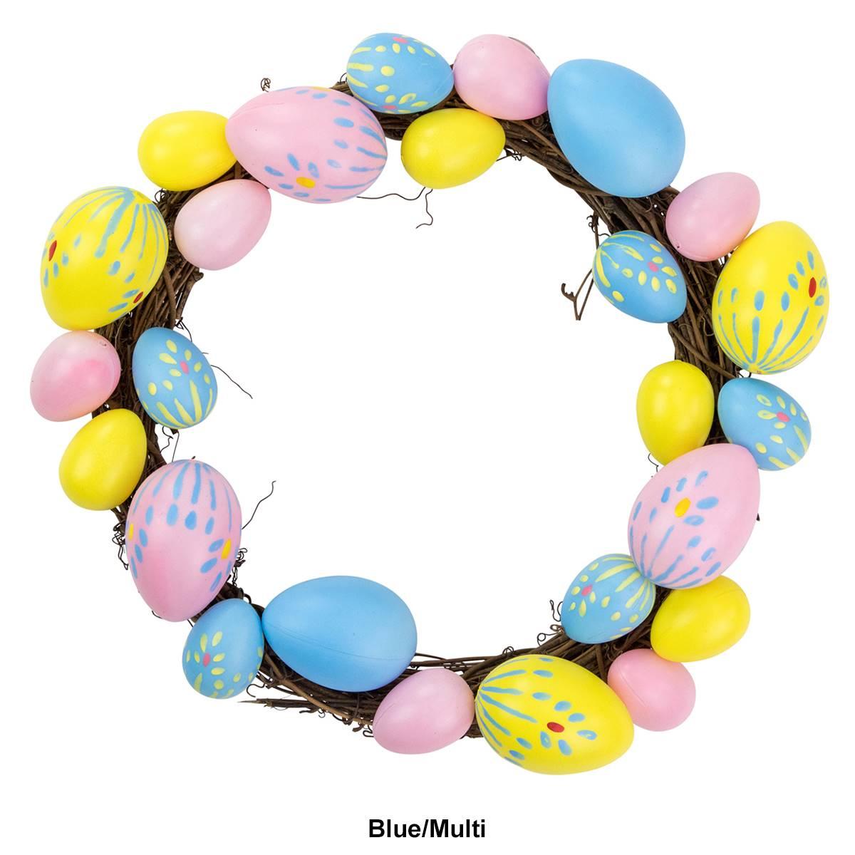 Northlight Seasonal Easter Eggs Spring Wreath