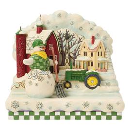 Jim Shore Heartwood Creek Snowman Scene Christmas Figurine