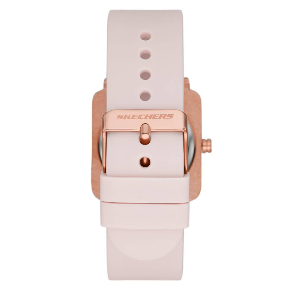 Womens Skechers Calabar Blush Square Watch - SR6209
