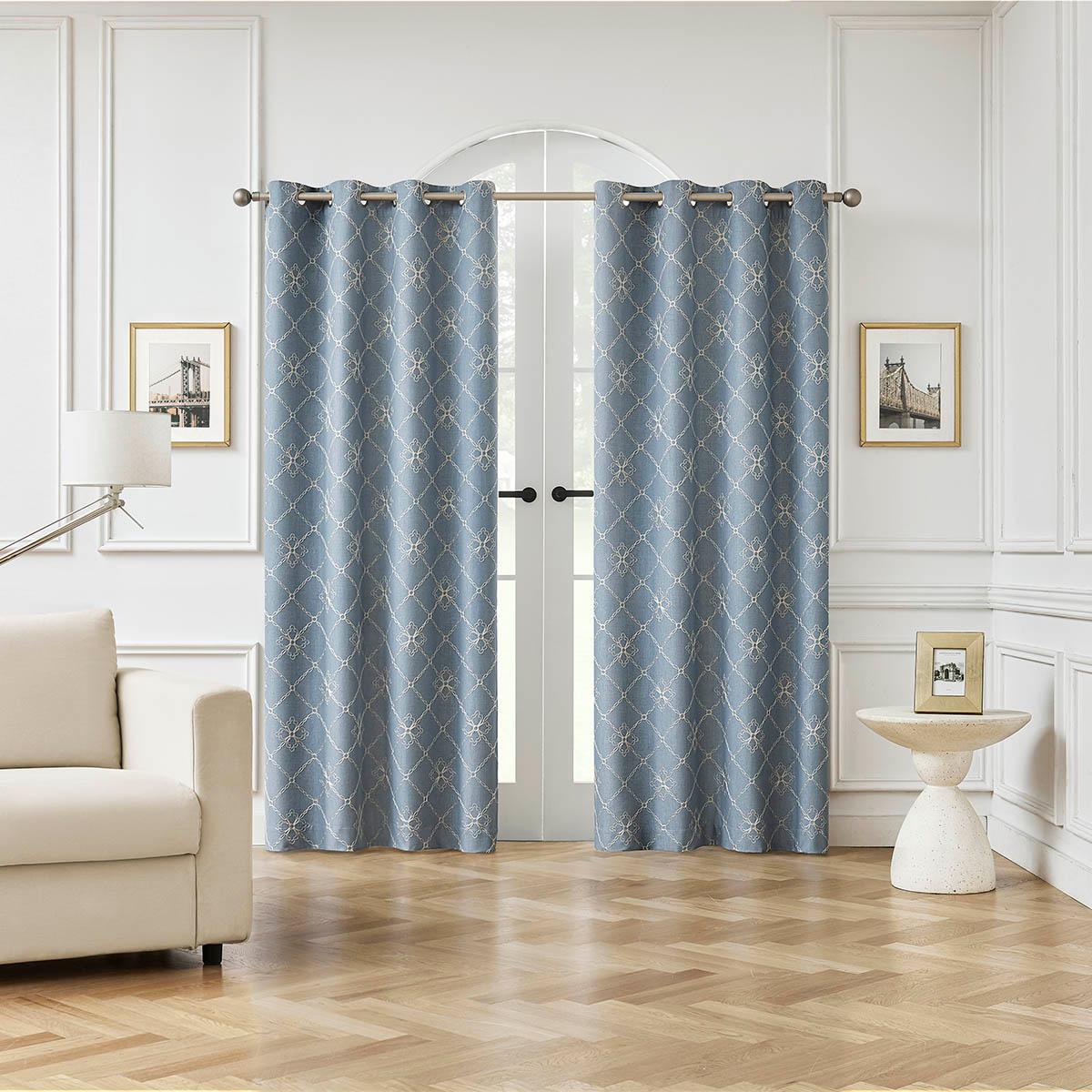 Sun Zero Aviva Blackout Grommet Panel  Curtain