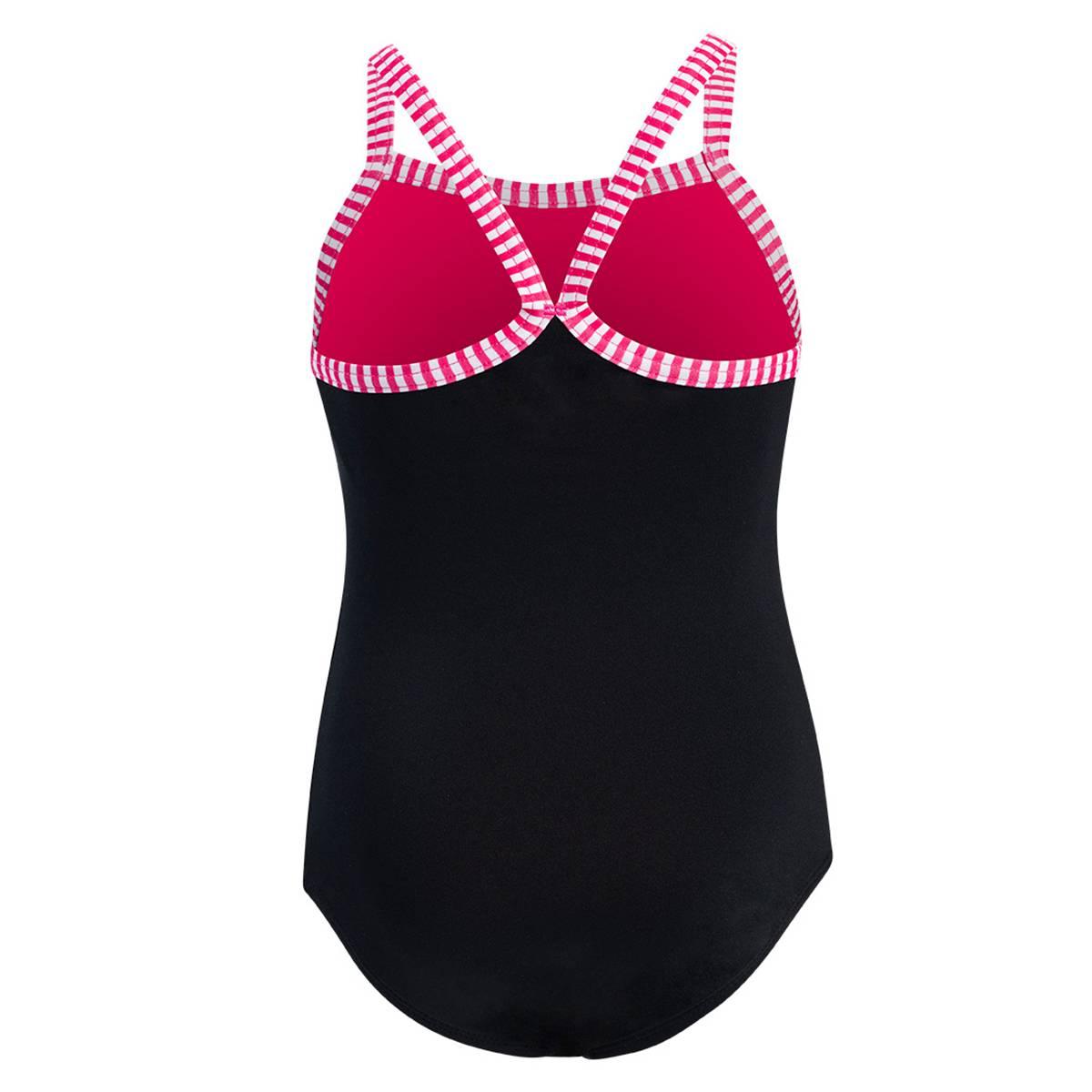 Toddler Girls Dolfin® Criss-Cross Back One Piece Swimsuit