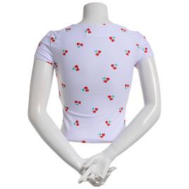 Juniors Derek Heart Double Layer Square Neck Tee