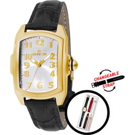 Womens Invicta Lupah Gold-Tone Silver Dial Quartz Watch - 49816