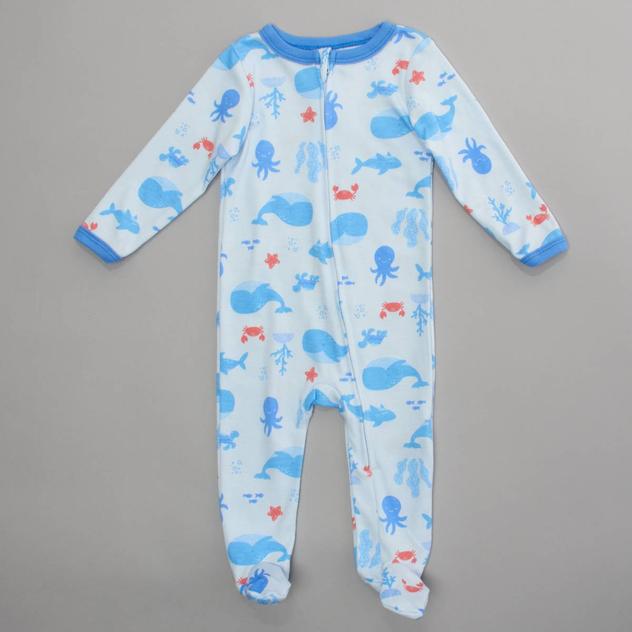 Baby Boy (NB-9M) baby views® Sea Life Zip Up Sleep & Play
