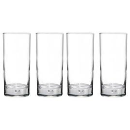 Home Essentials Red Series 17oz. Hiball Glasses - Set of 4