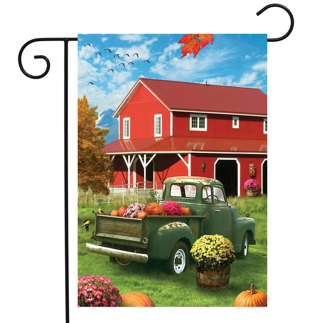 Briarwood Lane Farm Fresh Mums Autumn Garden Flag