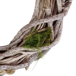 Northlight Seasonal Birch Twig Green Moss Artificial Wreath