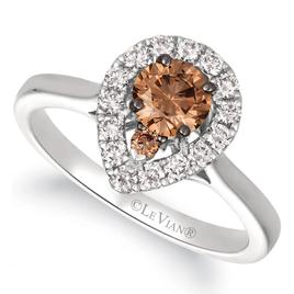 Le Vian(R) Vanilla Gold(R) Chocolate & Nude Diamond Ring