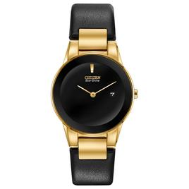 Womens Citizen(R) Gold-Tone Black Dial Watch - GA1052-04E