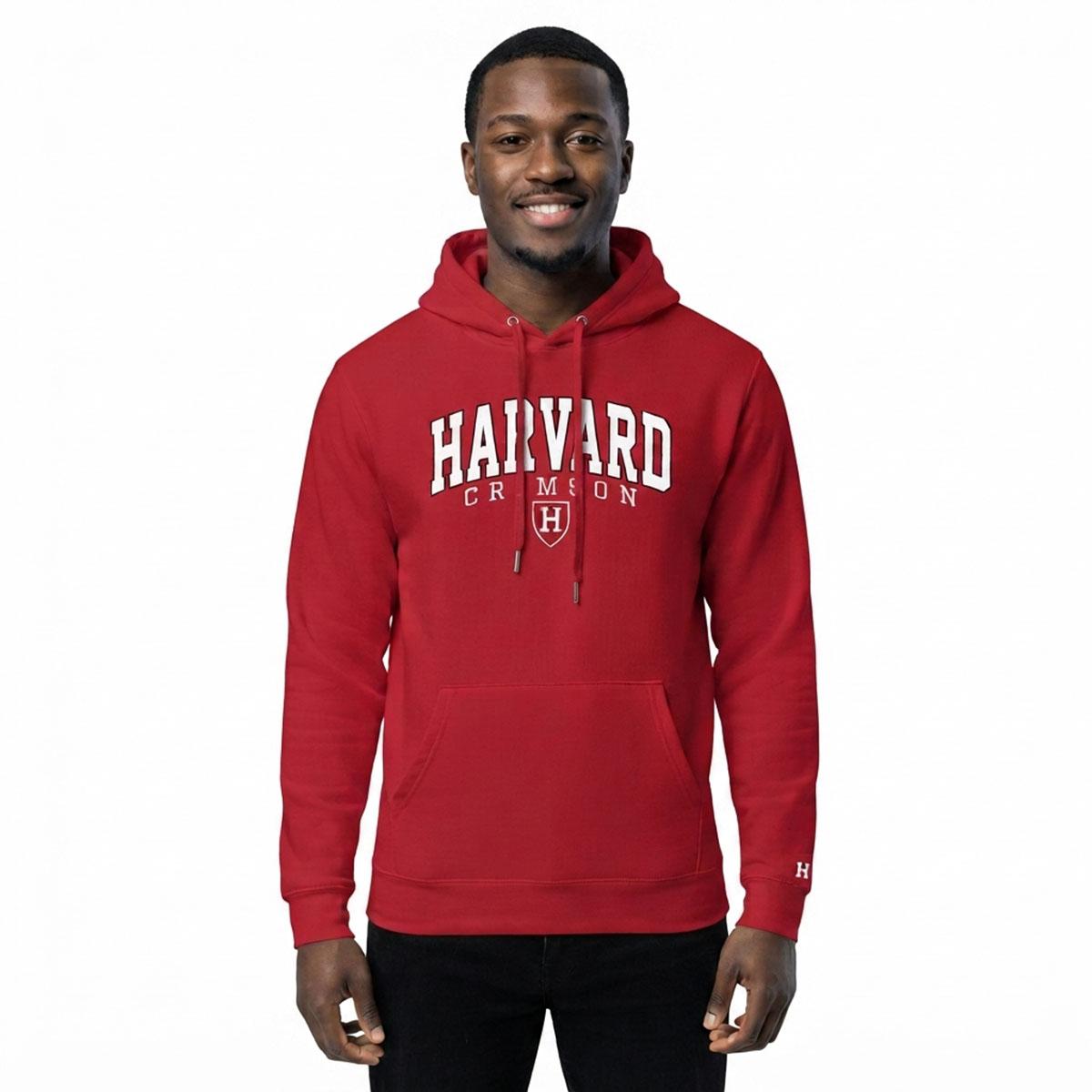 Mens Tsi Harvard University Crimson School Pride Hoodie