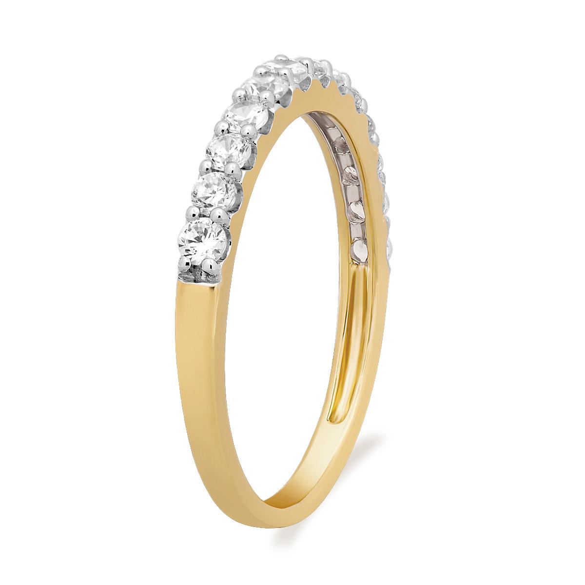 Diamond Classics™ Gold Over Silver 1/2ctw. Lab Diamond Band