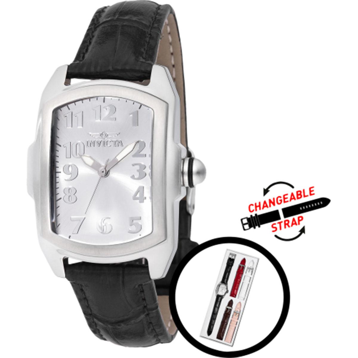 Womens Invicta Lupah Silver Dial Quartz Watch - 48949