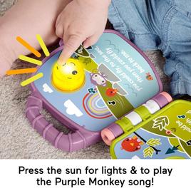 Fisher-Price® Purple Monkey Musical Storybook