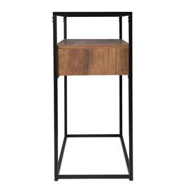 Southern Enterprises Olivern Glass-Top Console Table w/ Storage