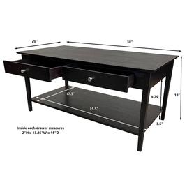 eccostyle™ Solid Bamboo 2-Drawers Coffee Table
