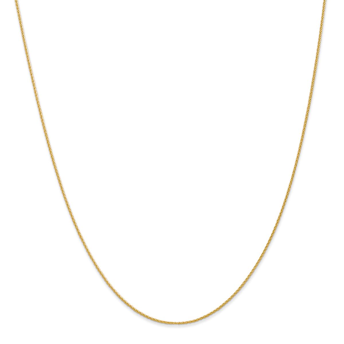 Gold Classics(tm) 1mm. 14kt. Gold Parisian Wheat Chain Necklace