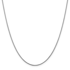 Gold Classics(tm) 1.1mm. 14k White Round Snake Chain Necklace