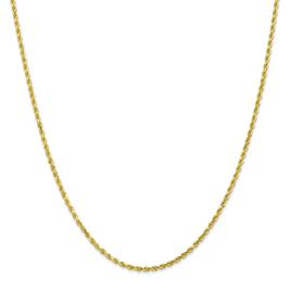 Gold Classics(tm) 10kt. 2mm 20in. Diamond-cut Rope Chain