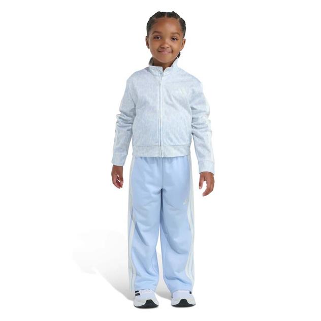 Toddler Girl adidas® 3 Stripe Print Tricot Jacket & Pant Set