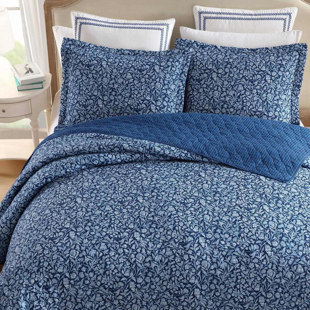 Laura Ashley Elaina Cotton Quilt Set