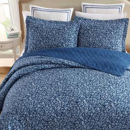 Laura Ashley Elaina Cotton Quilt Set