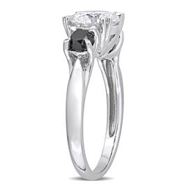 Diamond Classics™ 10kt. 3-Stone Black Diamond Ring