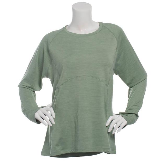 Womens Spyder Long Sleeve Crewneck Tee W/ Thumbholes
