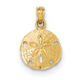 Gold Classics(tm) 14kt. Polished Sand Dollar Pendant