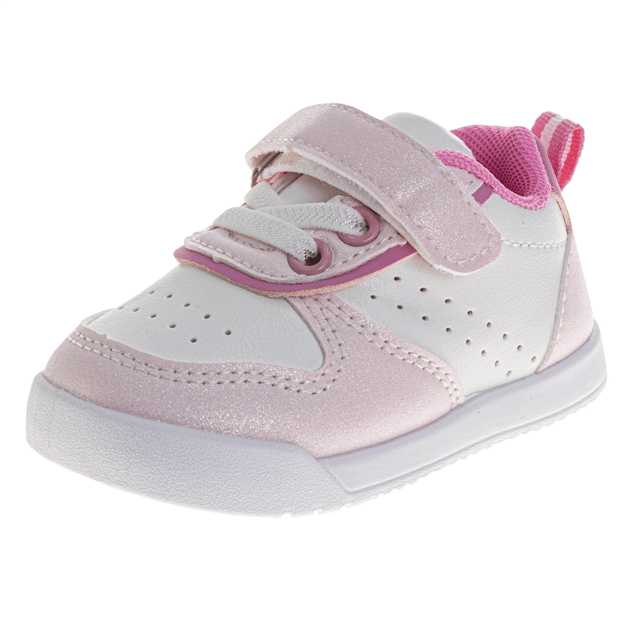 Toddler Girls Josmo® Pink Hook & Loop Fashion Sneakers