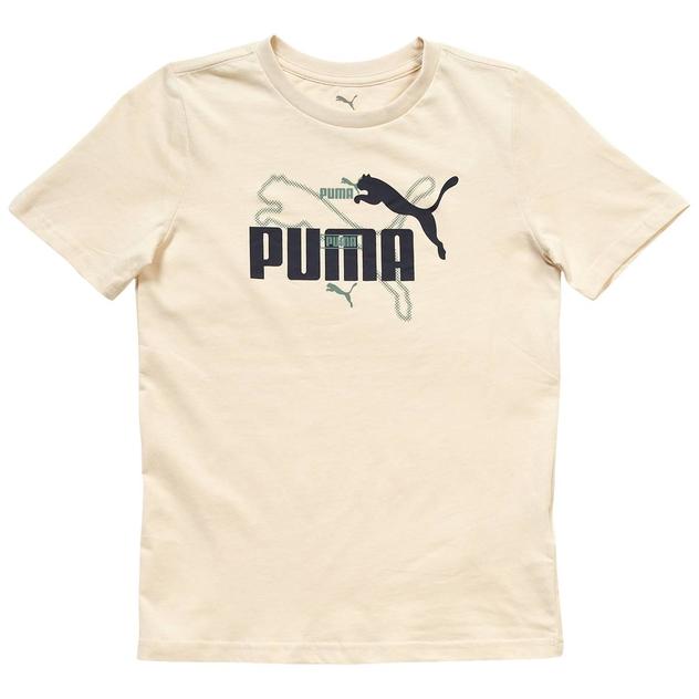 Boys (8-20) Puma® Logo Lab Cotton Short Sleeve Tee - Alpine Snow