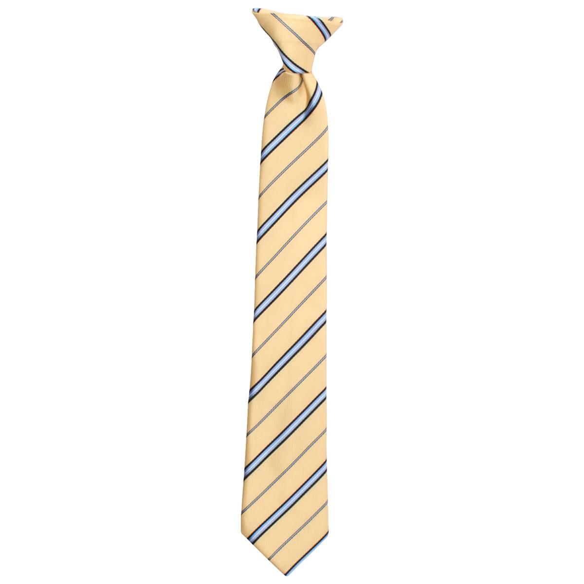 Boys Bill Blass Clip On Tie - Yellow