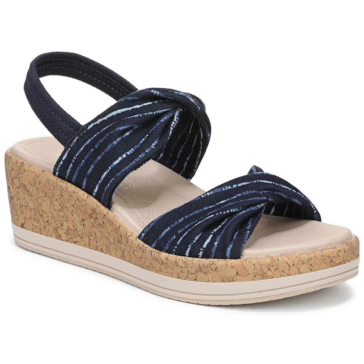 Womens Lifestride Riley Wedge Slingback Sandals