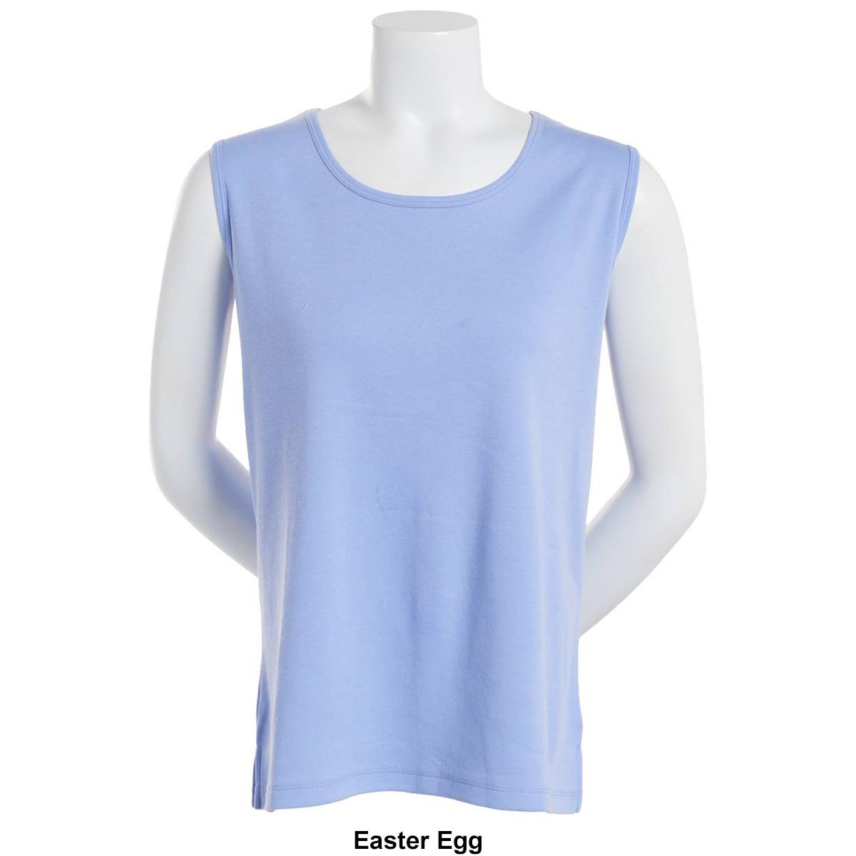 Plus Size Hasting &amp; Smith Basic Solid Round Neck Tank Top
