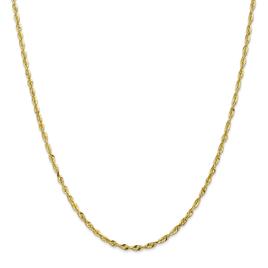 Gold Classics(tm) 10kt. 2.50mm 24in. Extra-Light Rope Chain