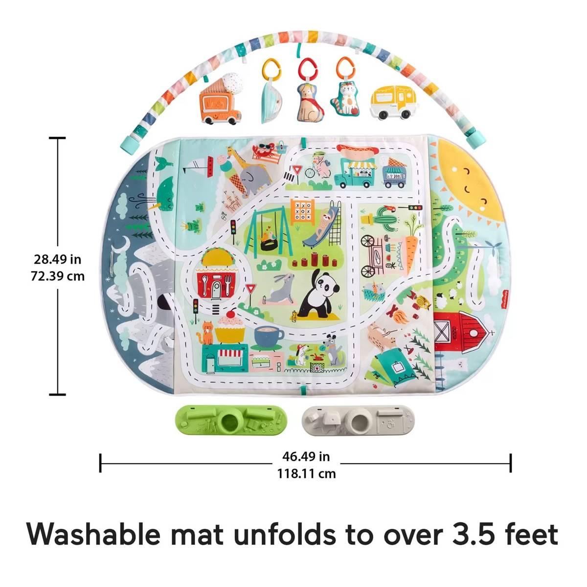 Fisher-Price® Activity City Gym to Jumbo Play Mat