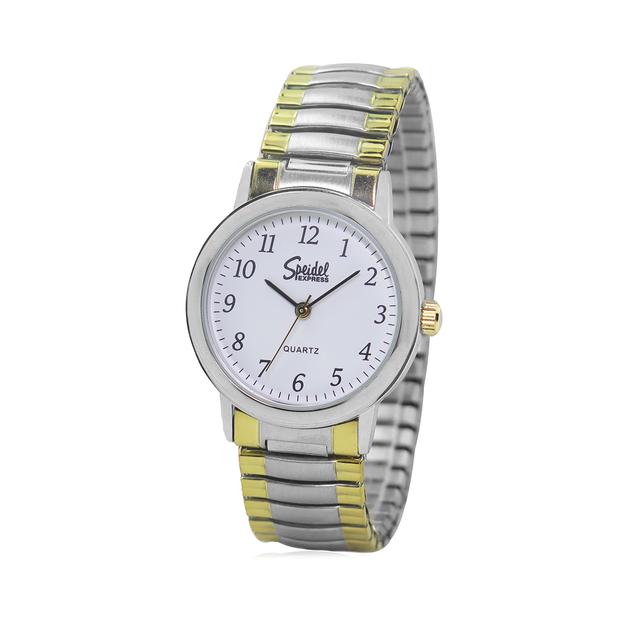 Mens Speidel Classic Dual-Tone Band/White Dial Watch - 6607080003