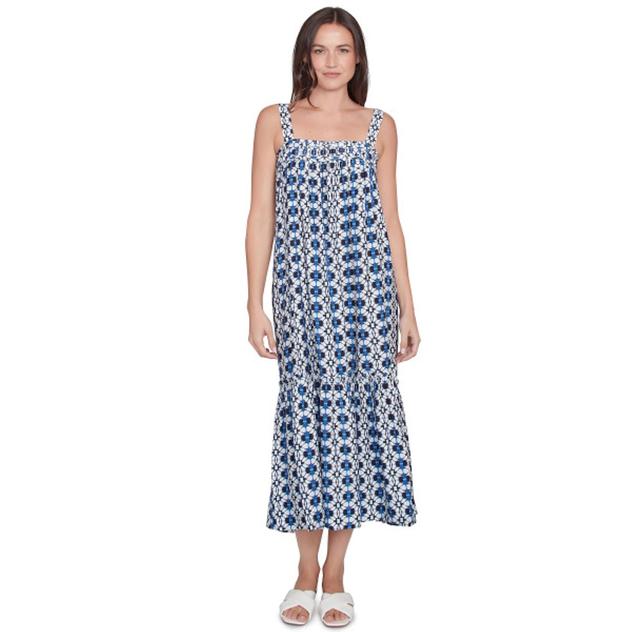 Womens Skye’s the Limit American Graphic Tie Dye Midi Dress