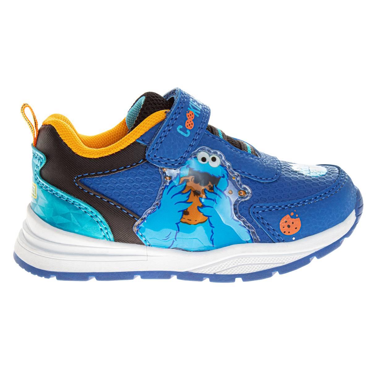 Little Kid Sesame Street Cookie Monster Fashion Sneaker
