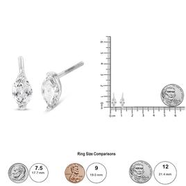 Haus of Brilliance White Gold 1/2ctw. Lab Grown Diamond Earrings