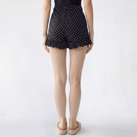 Juniors Derek Heart High Rise Bow Tie Ruffle Wrap Skort