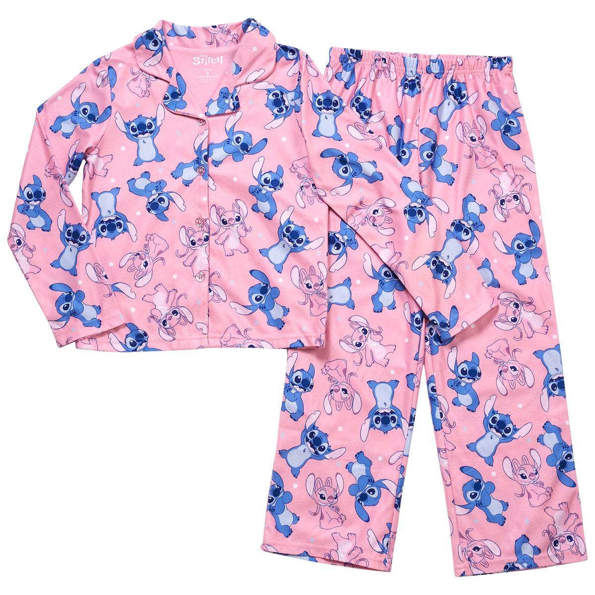 Girls Disney 2pc. Stitch and Angel Pajama Set