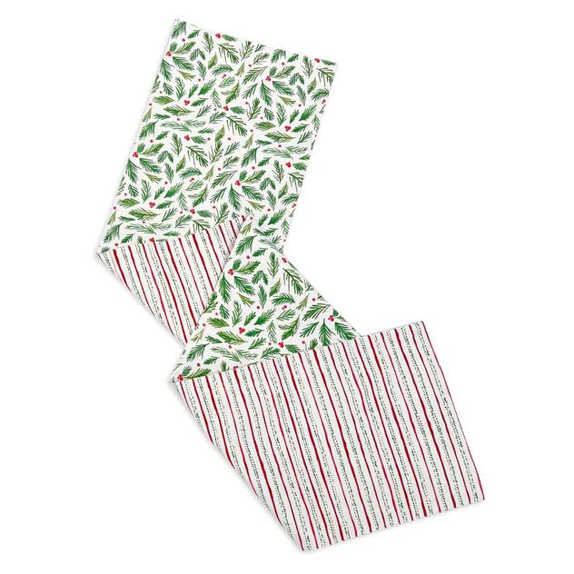Lenox® Bayberry Merry & Bright Reversible Runner - 14x72