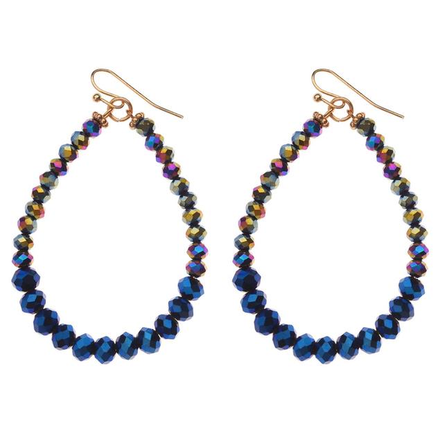 Ashley Cooper™ Iridescent Bead Teardrop Earrings